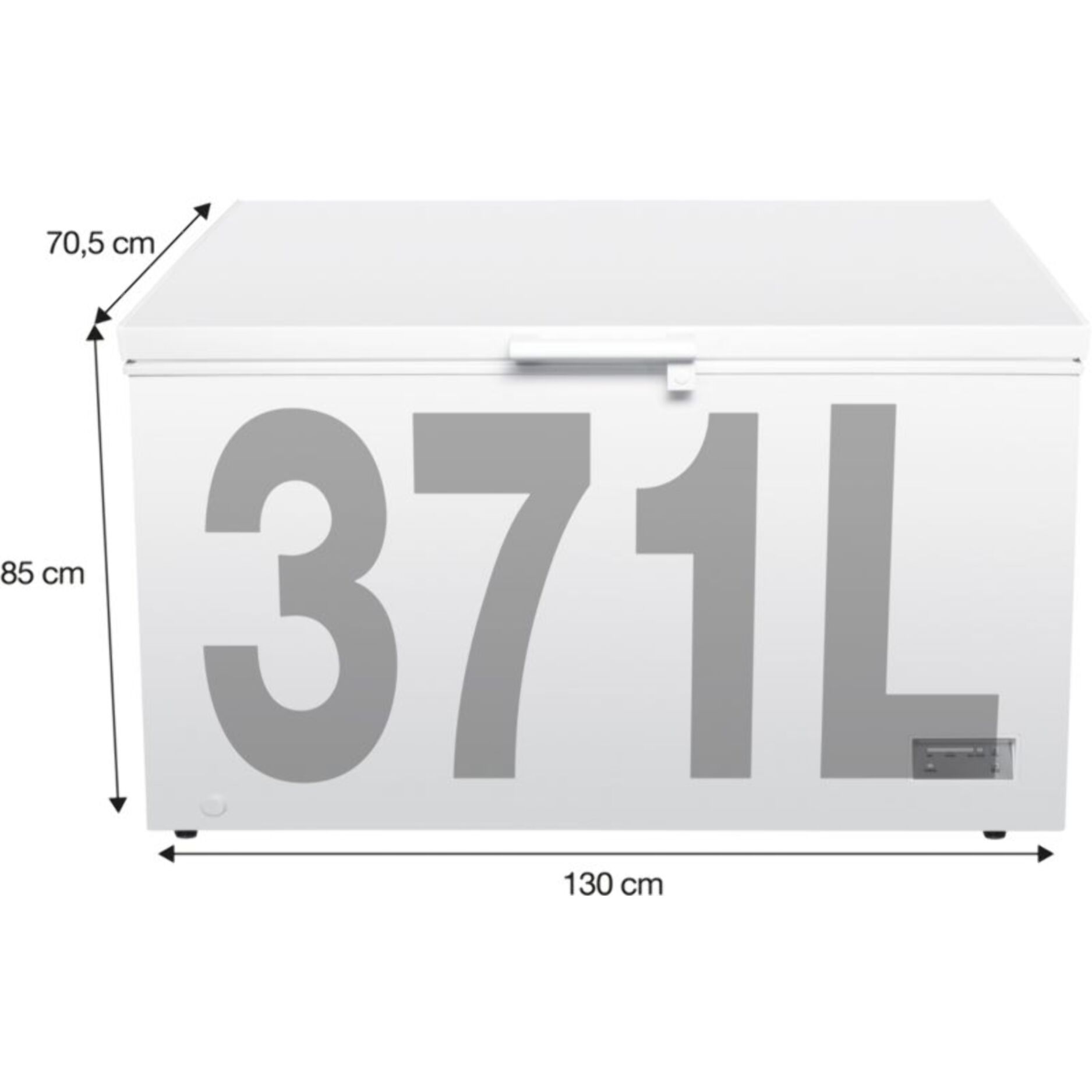 Congélateur coffre ESSENTIELB ECC85-130hob3 -E