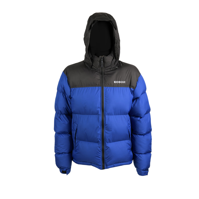 Chaqueta Lisboa short jacket marca ECOON - Azul claro / Negro