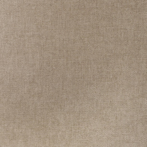 Tabouret de bar bois d'hévéa naturel et tissu chenille (lot de 2)  PAOLA