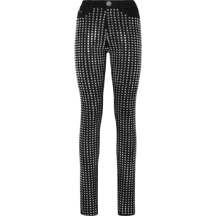 PHILIPP PLEIN Jegging de cintura alta