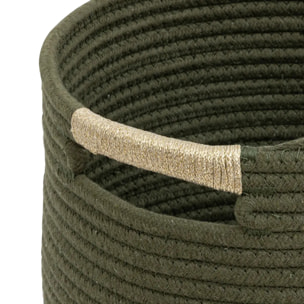 Lot de 2 paniers "Tropical boudoir" D27,5/31cm multicolore