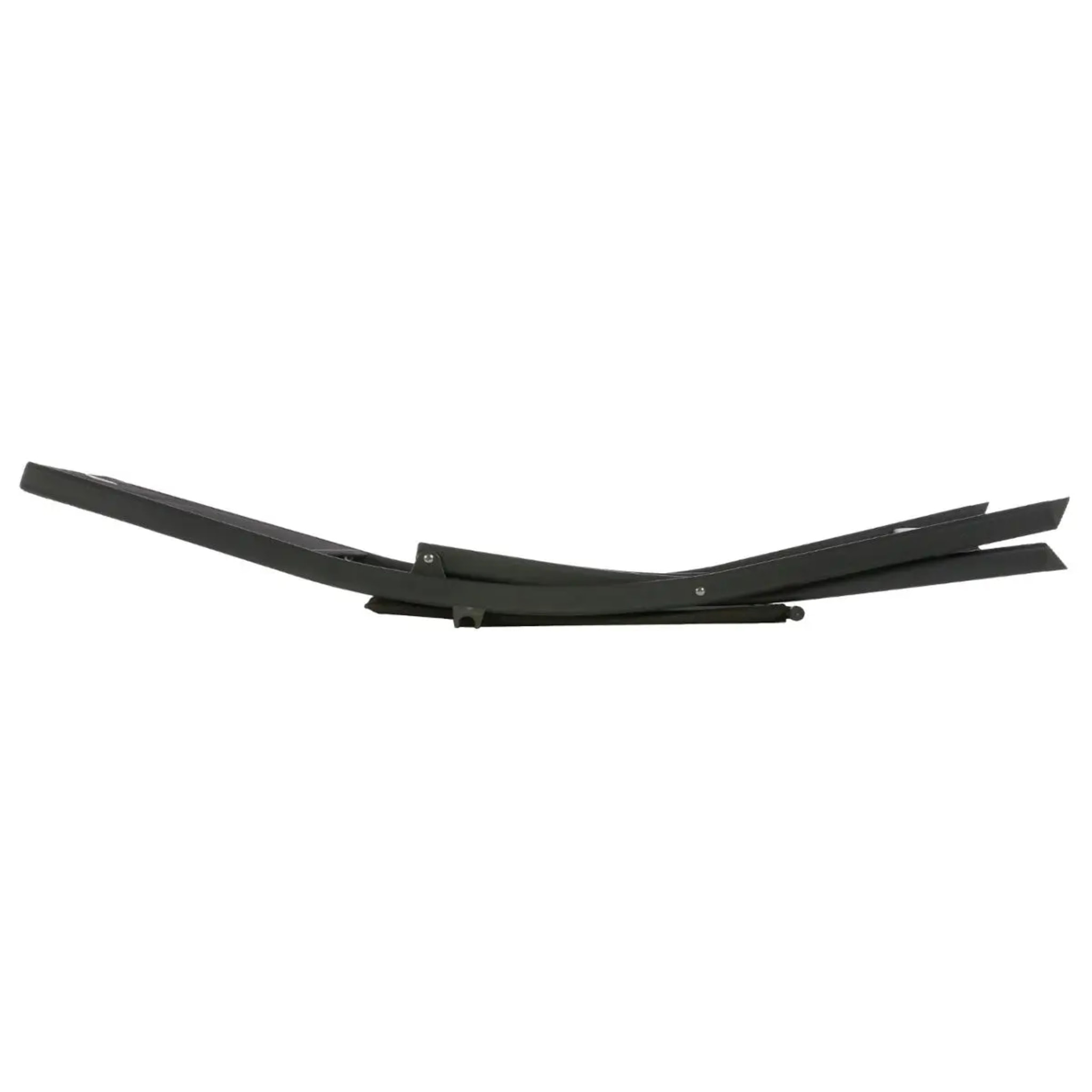 Lot de 4 chaises de jardin pliantes "Modula" anthracite & graphite acier traité époxy