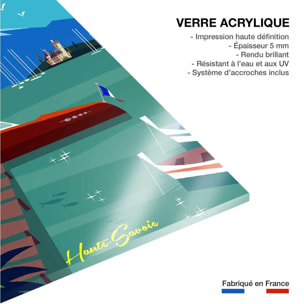 Tableau château et lac d' annecy Tableau plexiglas