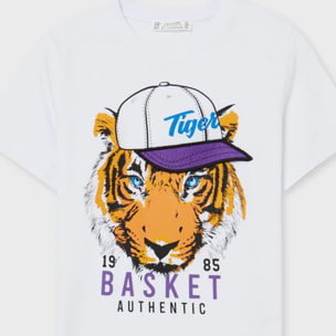 T-shirt stampa tigre