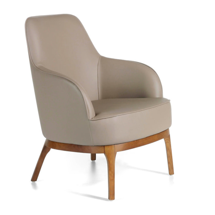 Sillón Angel Cerda de polipiel 71x71x90cm