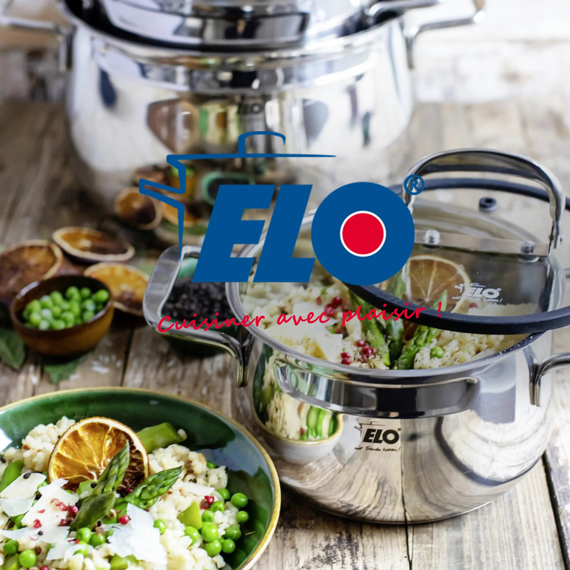 Set de 2 Poêles céramique sans PFAS Elo Prima Cucina
