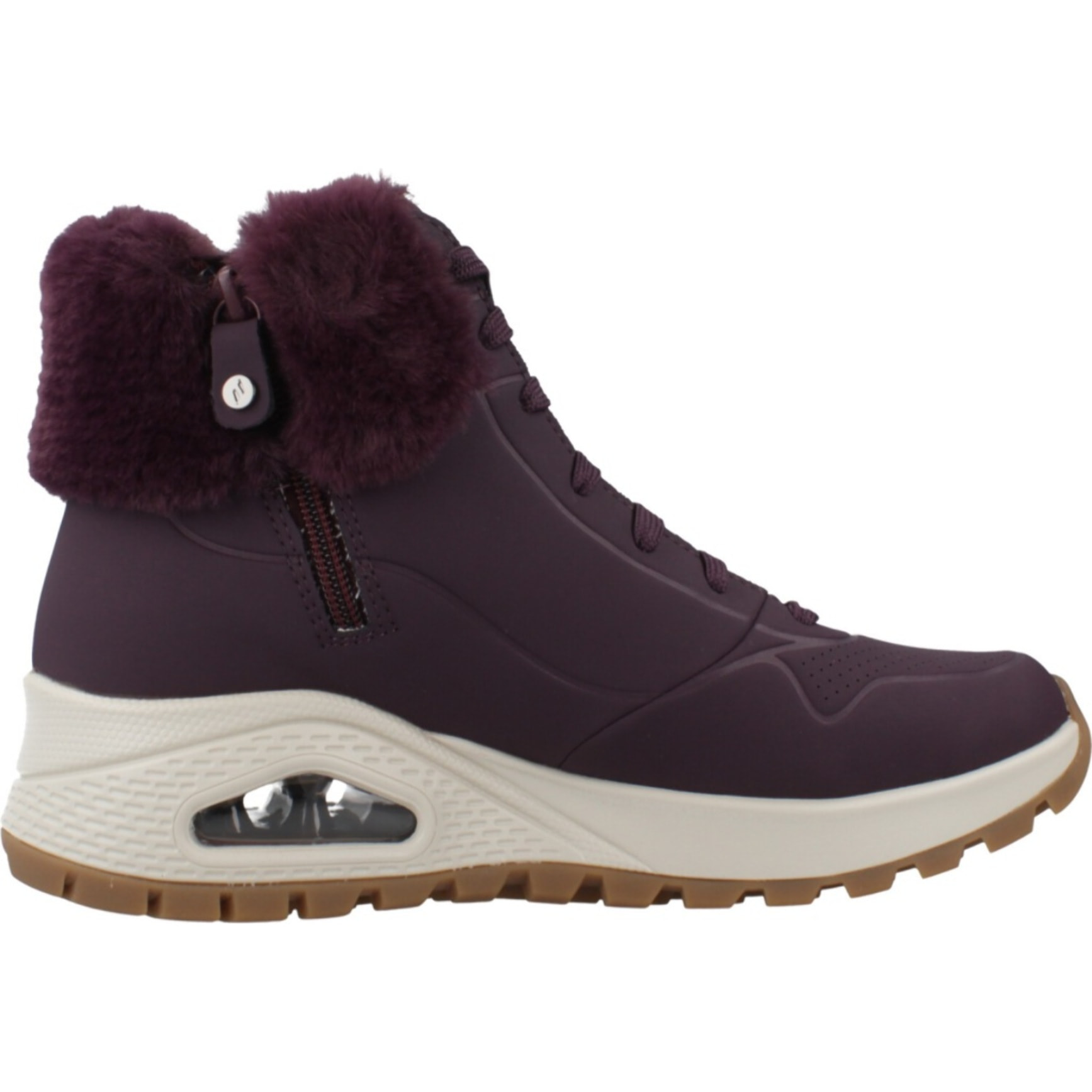 Botines Mujer Uno Rugged Fall Air Burdeos