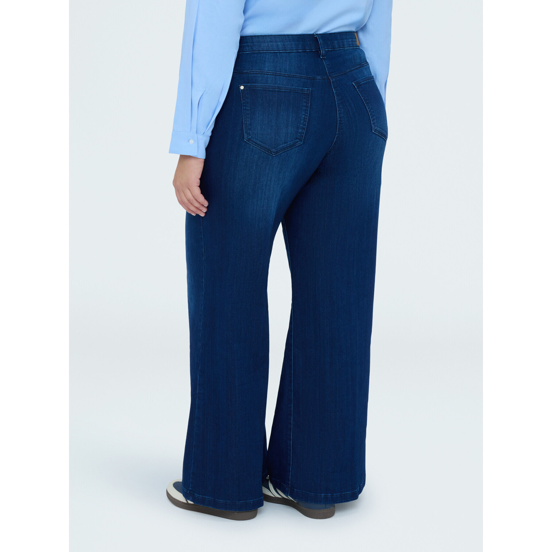 Fiorella Rubino - Jeans Wide Leg lavaggio blu - Blu