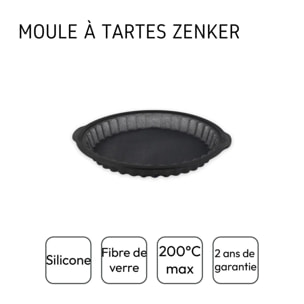 Moule à tartes 25 cm Zenker Silicone fibre de verre