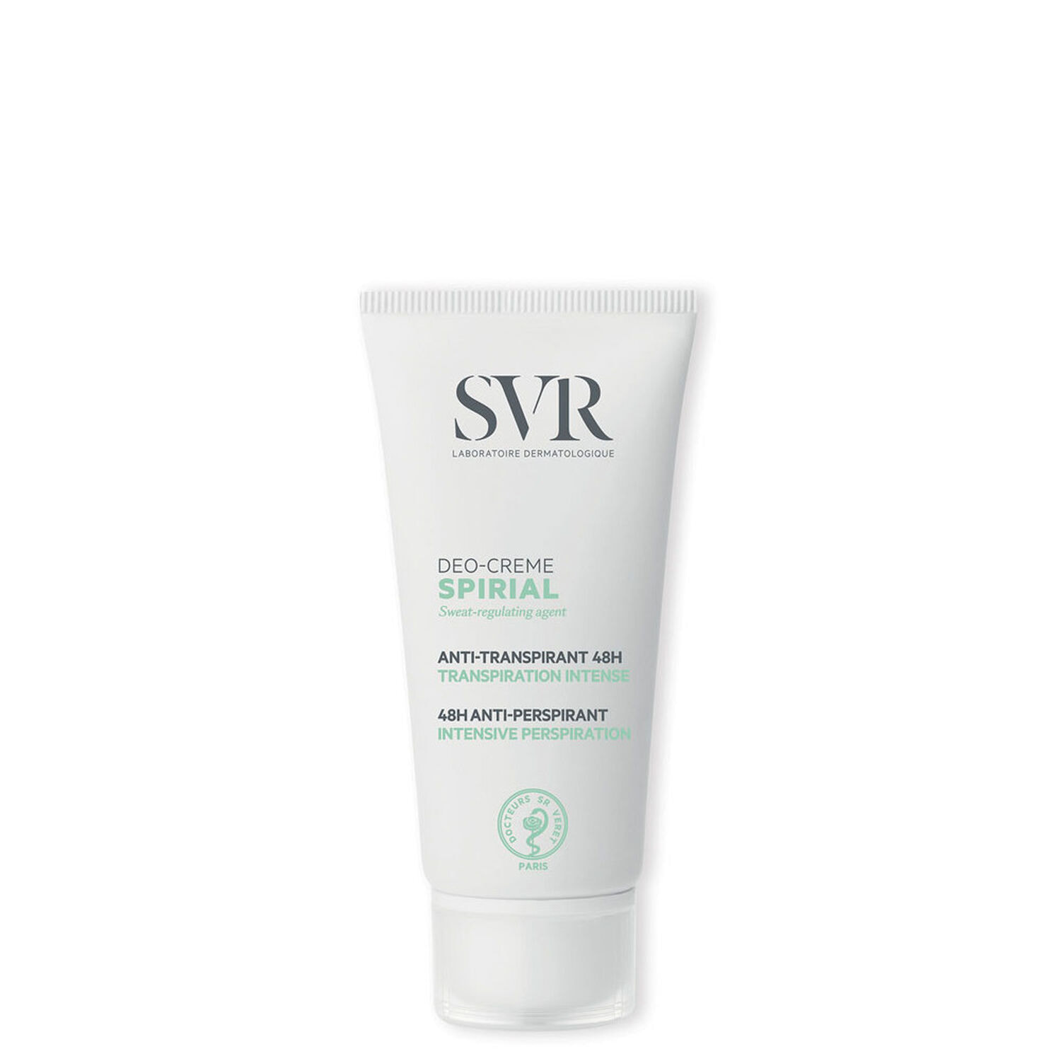 Spirial - Déodorant Crème Anti-Transpirante 48h, Multi-Zones 50 ml