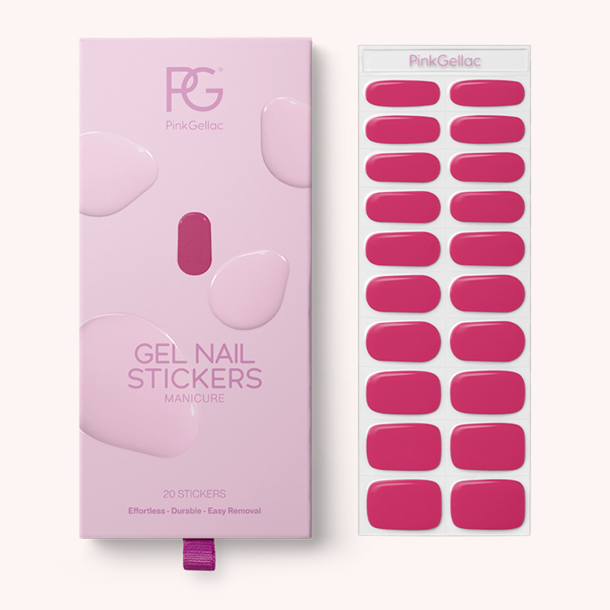 Stickers gel - 0023 Rosy Red