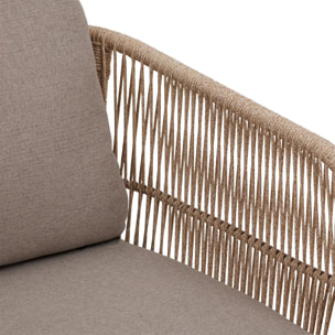 Fauteuil de salon de jardin "Deona" en acacia