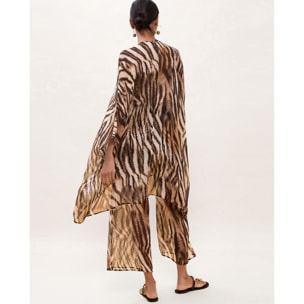 Camicia con stampa zebrata