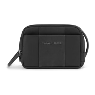 Piquadro Beauty case uomo in tessuto riciclato