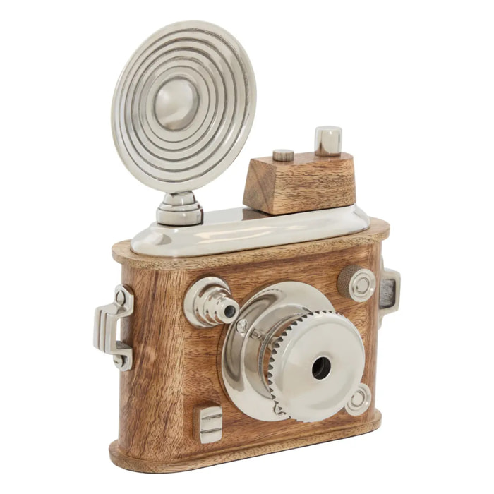 Appareil photo déco Johan H.24,5cm marron
