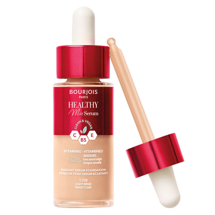 Healthy Mix Clean - Sérum Clean et Vegan - Fond de Teint 30 ml