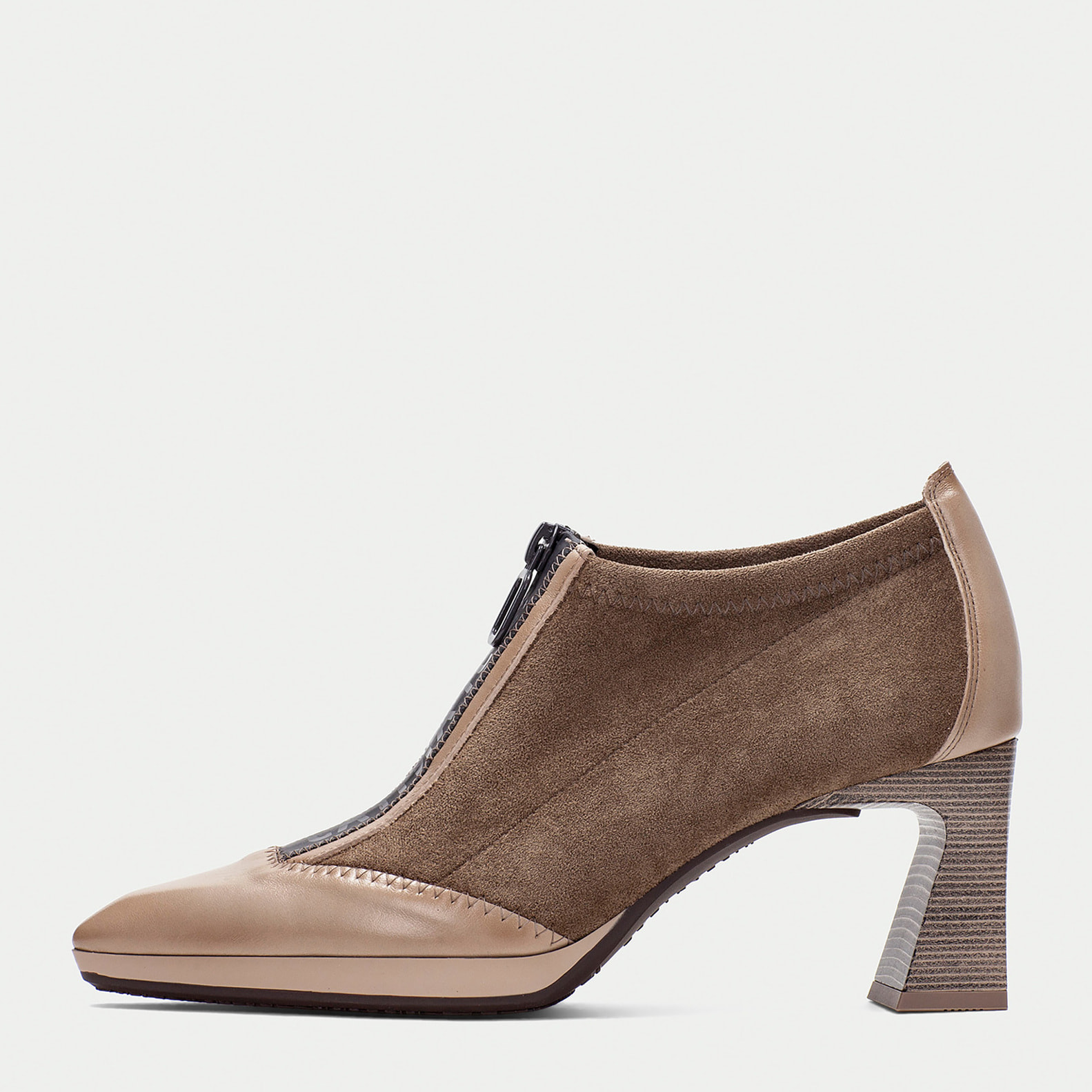 Abotinado Atlanta Taupe 7 cm