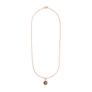 Collar Rathio acabado oro rosa 18k