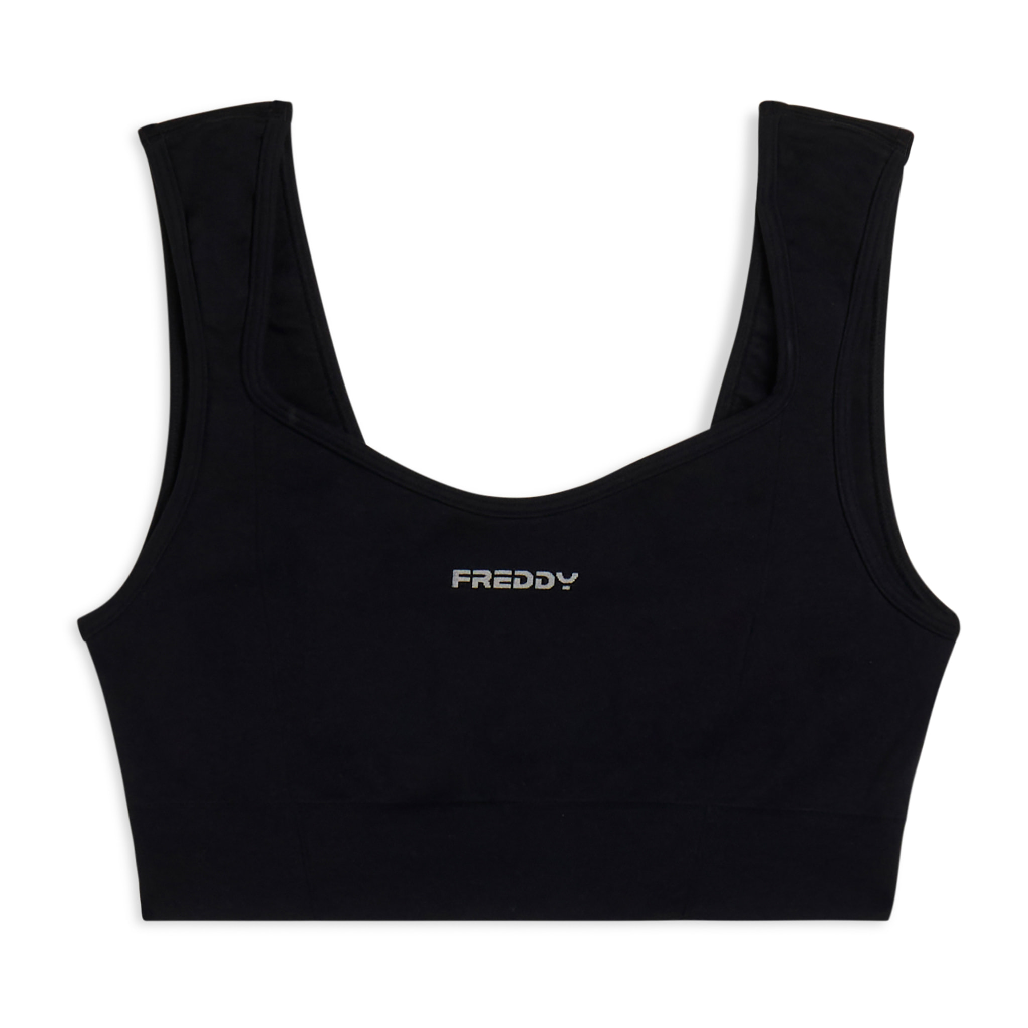 Top sportivo seamless con scollo a cuore e supporto leggero