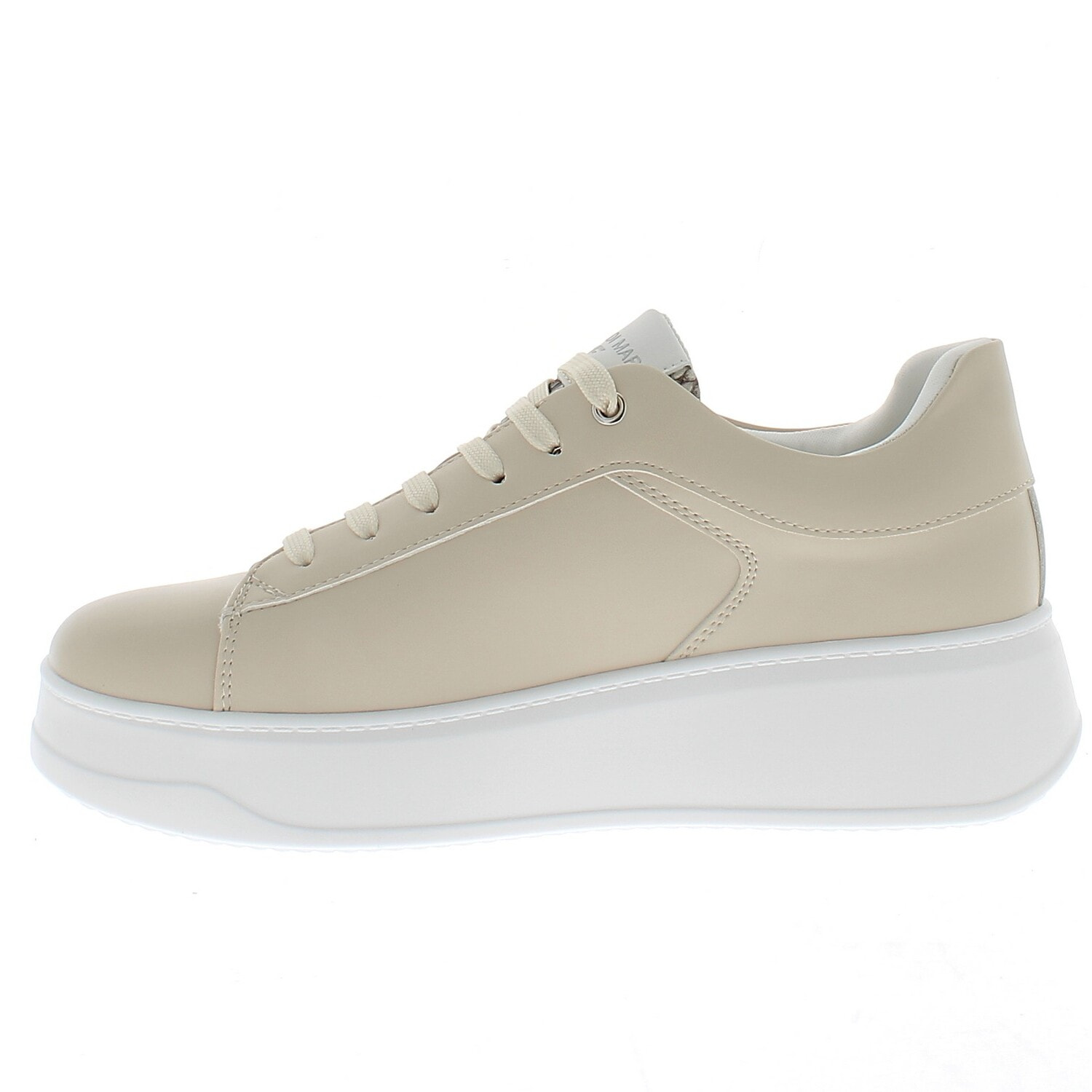 Armata di Mare Scarpe Donna Sneakers Basse con Soletta in Memory Foam AMD S61H36 White Grey Rock Silver