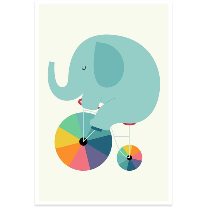 Affiche elefant circle Affiche seule