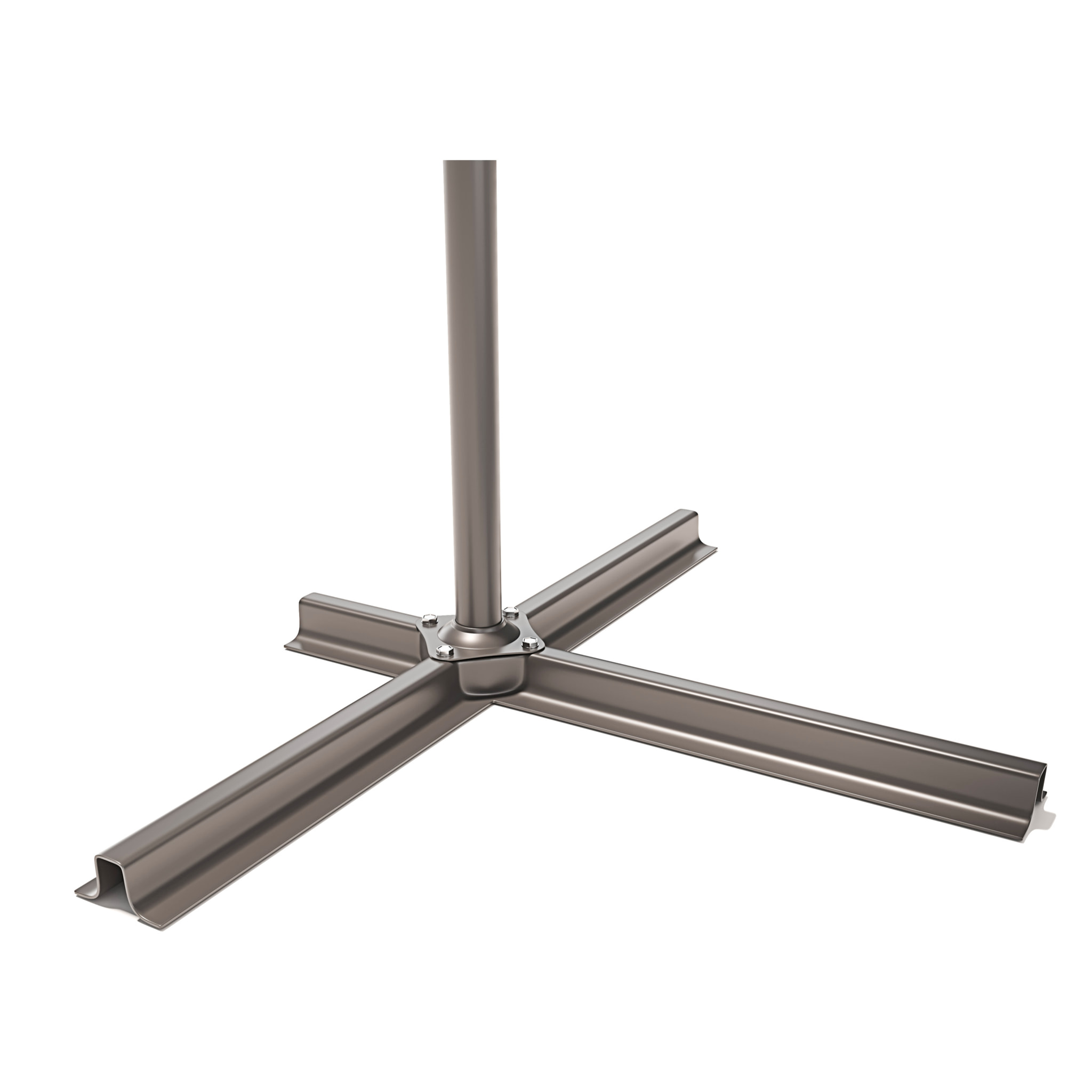 Ombrellone 3x3 M Decentrato Retrattile Braccio Rotabile Chiusura Manovella Giardino Piscina In Acciaio Inossidabile Telo 180 g/m2 Impermeabile Grigio