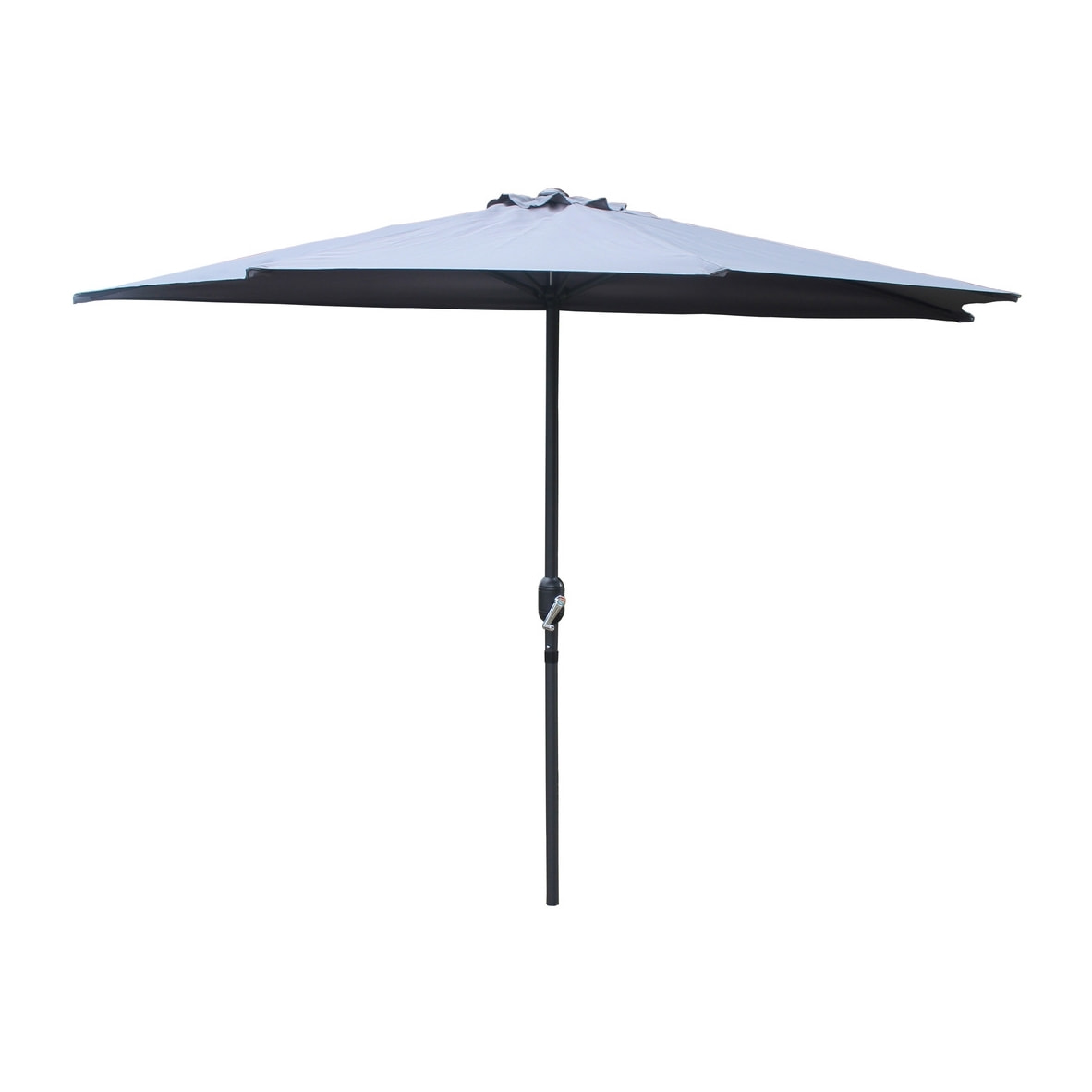 Demi parasol de balcon gris SYRACUSE