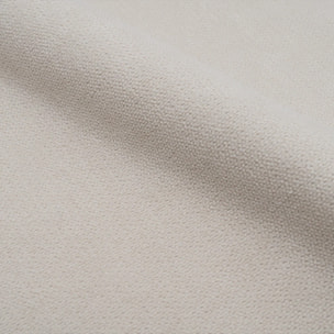 Lit double 140x190 cm en tissu beige et pieds doré - Koda