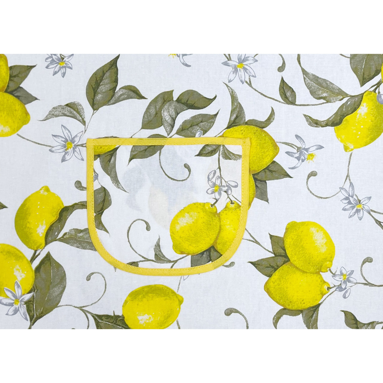 Set 2 Pezzi Grembiule Cucina Con Tasche 100% Cotone Disegno Cedro