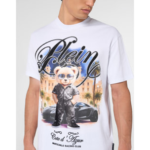PHILIPP PLEIN Round Neck T-Shirt Teddy Racing