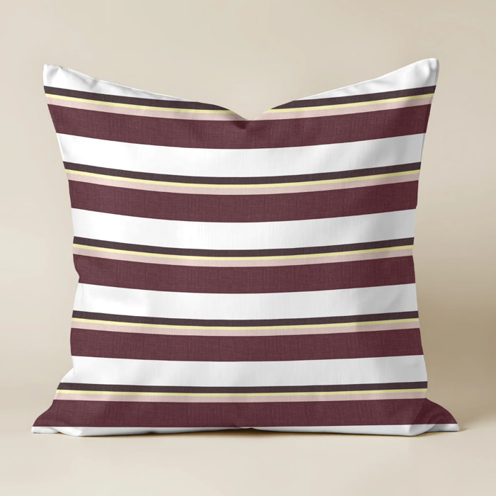Housse de coussin Kai Grenat - 100% coton - Multicolore - 50x50 cm
