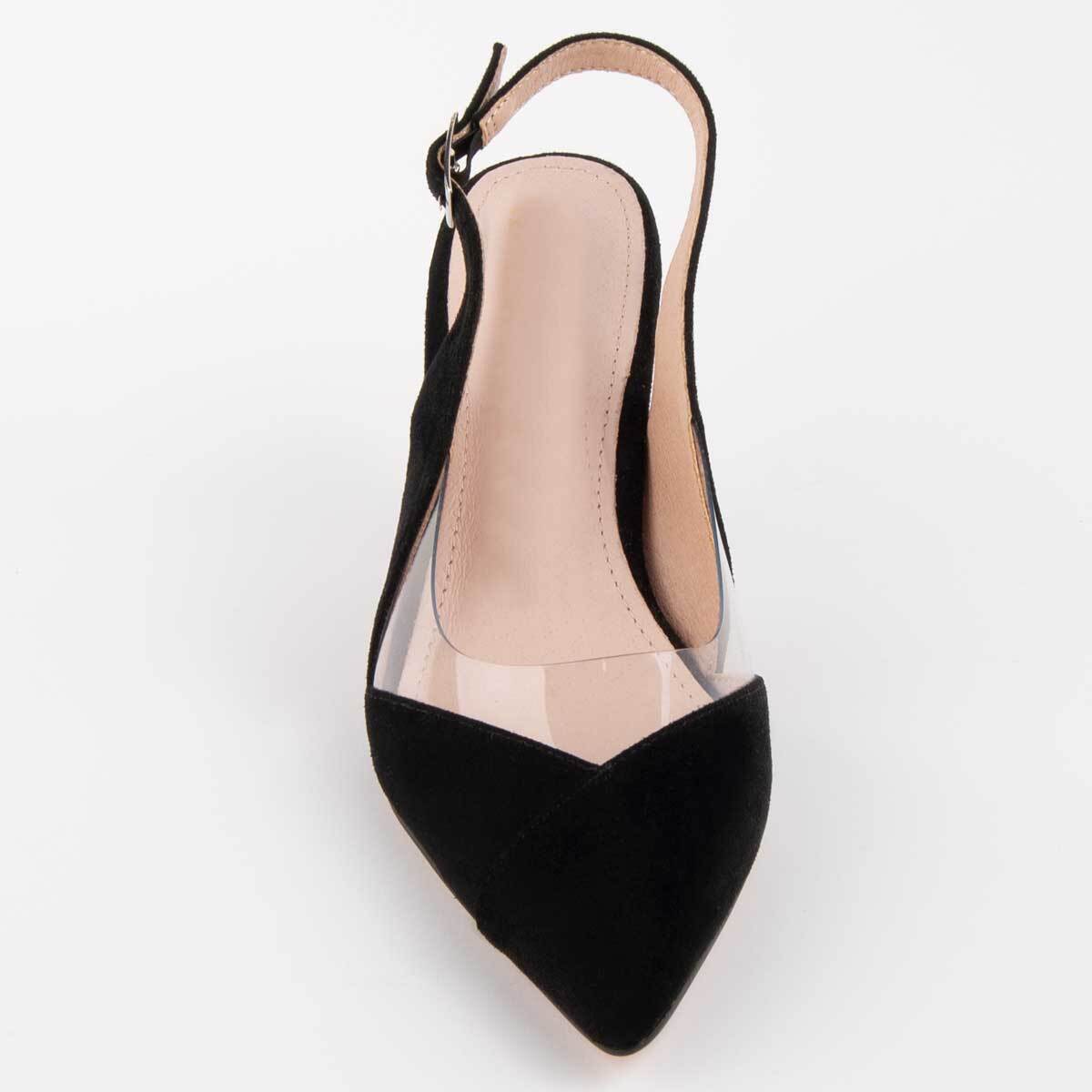 Zapato De Tacón - Negro - Altura: 8 Cm