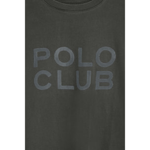 Maglietta Karat grigio scuro con logo Polo Club