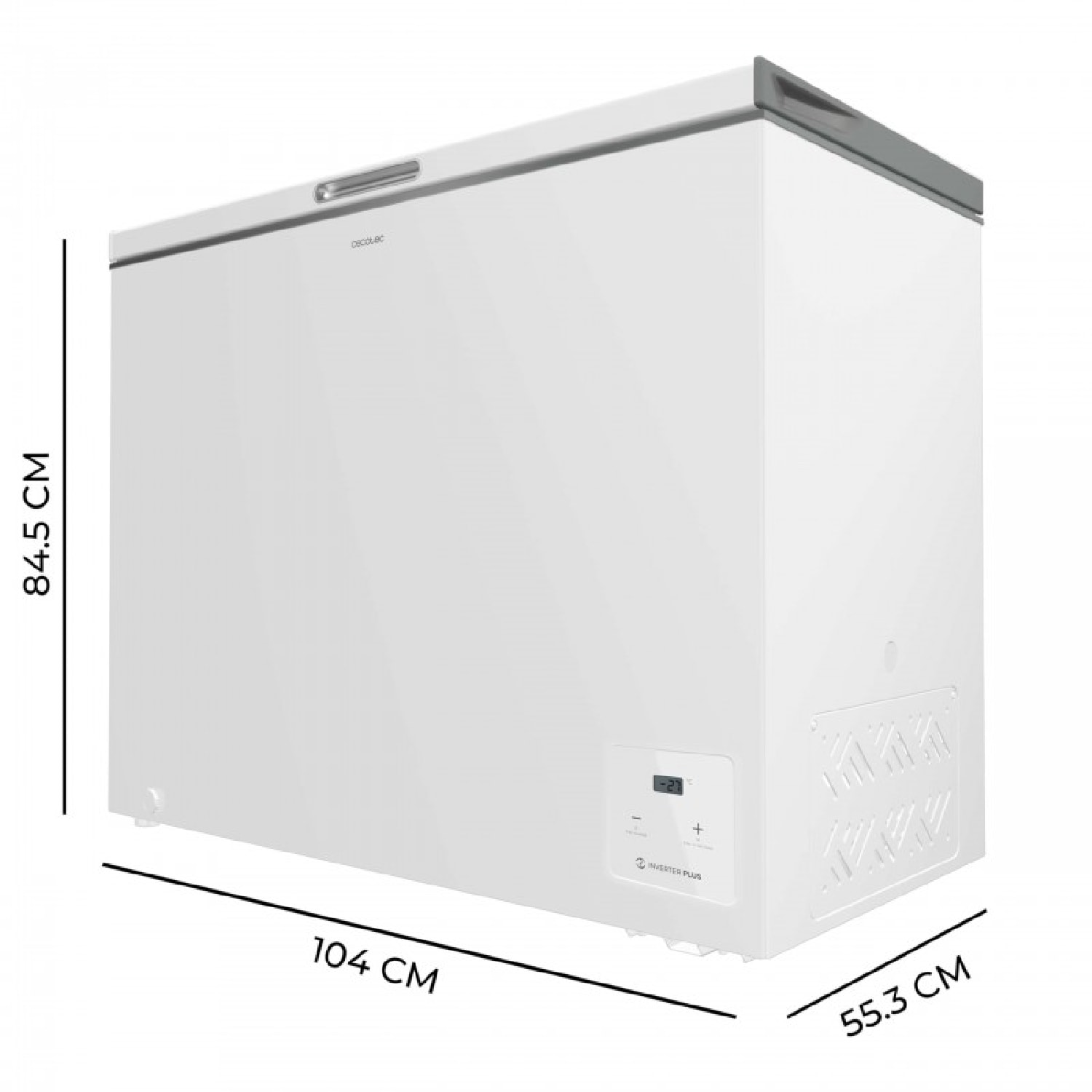 Cecotec Congélateur horizontal Bolero CoolMarket Chest 254 White E