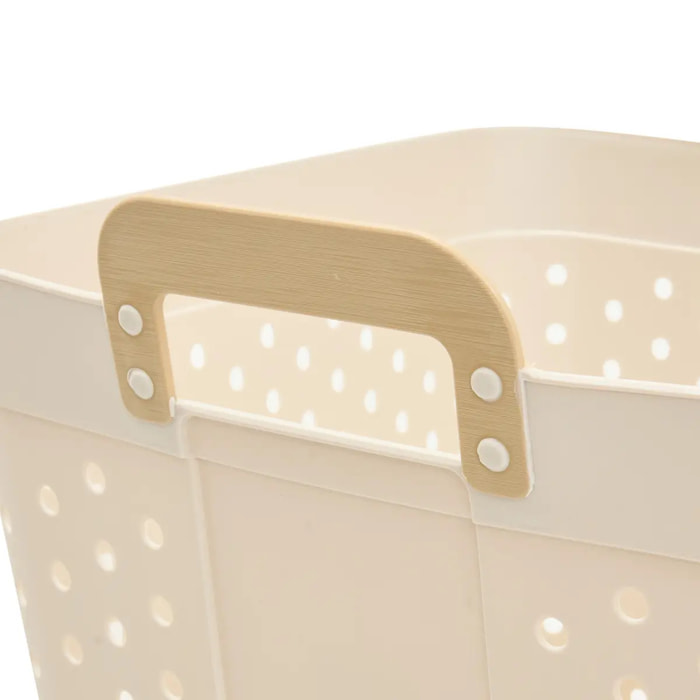 Panier à linge Flex 74L argile