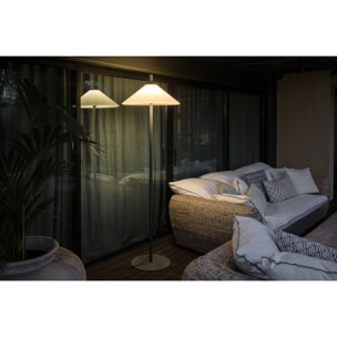 SAIGON OUT 2000 R55 Lámpara de pie gris/blanco mate