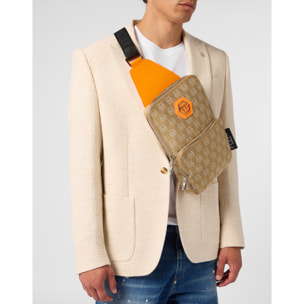 PHILIPP PLEIN Cross Body Bag Jacquard Monogram