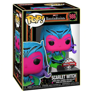 Wandavision Pop! Vinile Figura Scarlet Witch(blacklight) 9 Cm Funko