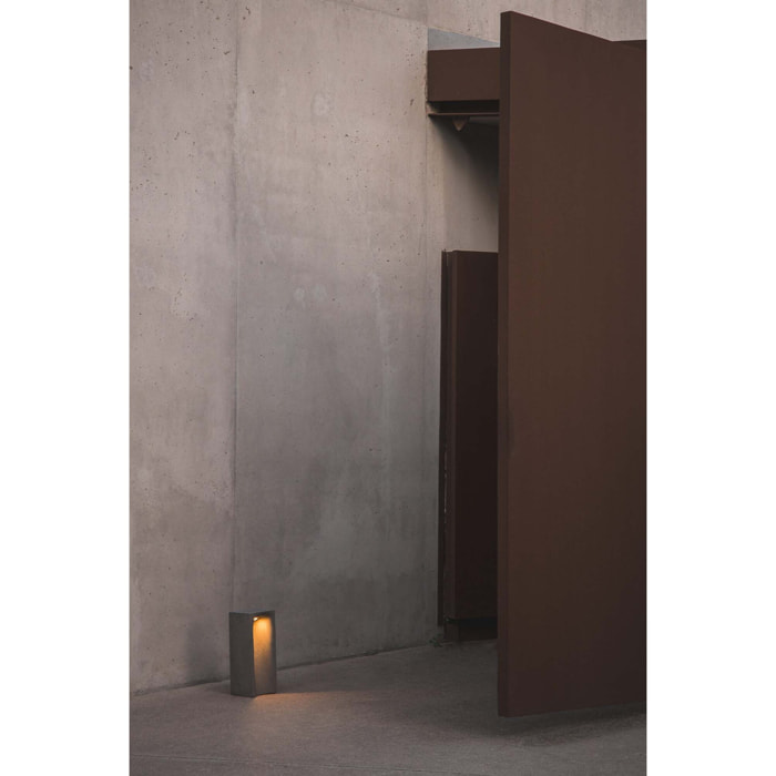 GROT 400 Lampada paletti muro grigio 3000K