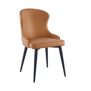 Lot de 2 Chaises "Tina" - Marron