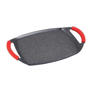 Plaque de cuisson anti-adhésive avec poignées amovibles en silicone induction 47 cm Royalty Line RL-ATG47M