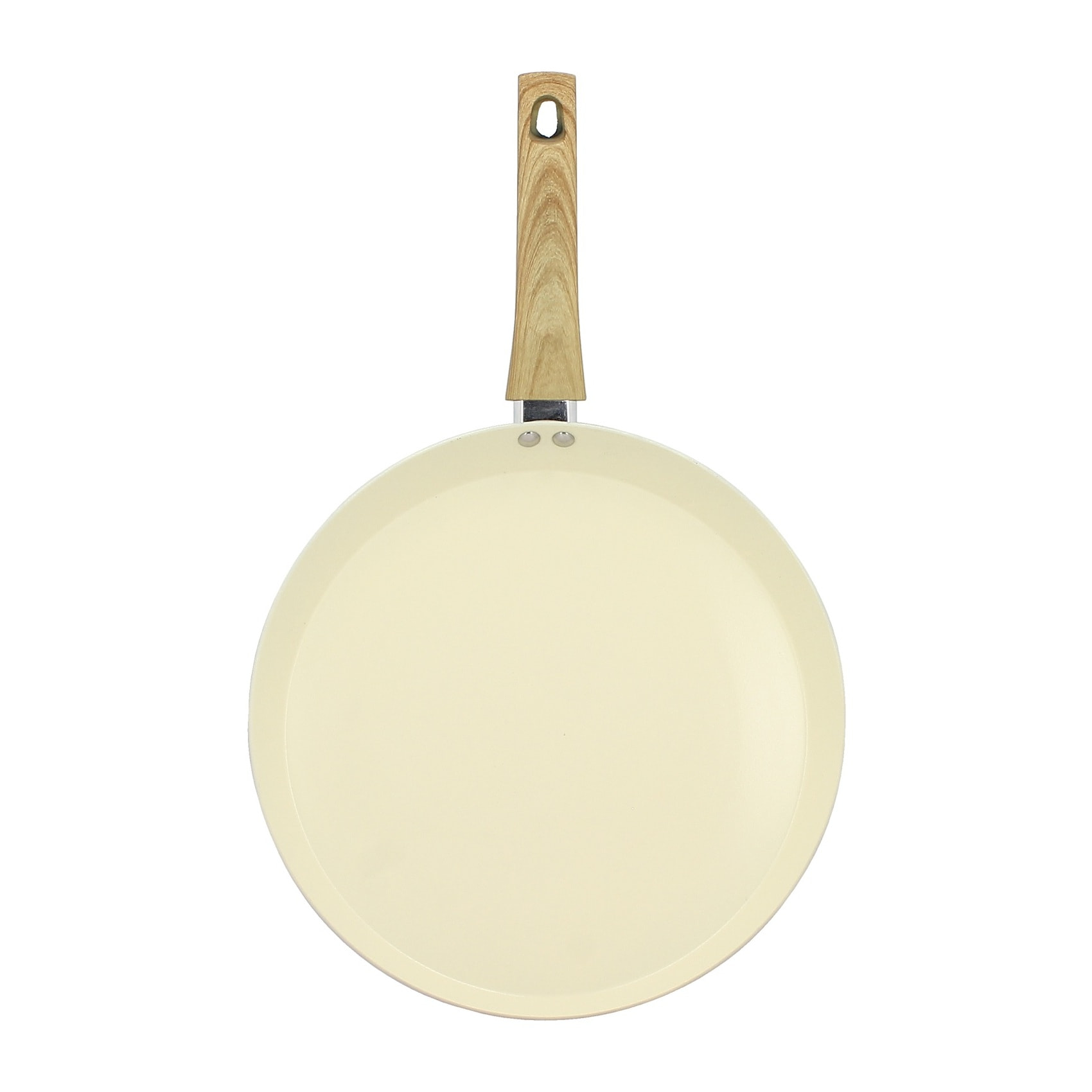 Galetière en revêtement céramique 32cm crème - tous feux COLORAMA