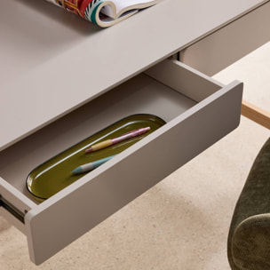 Bureau décor bois 2 tiroirs TOMMY