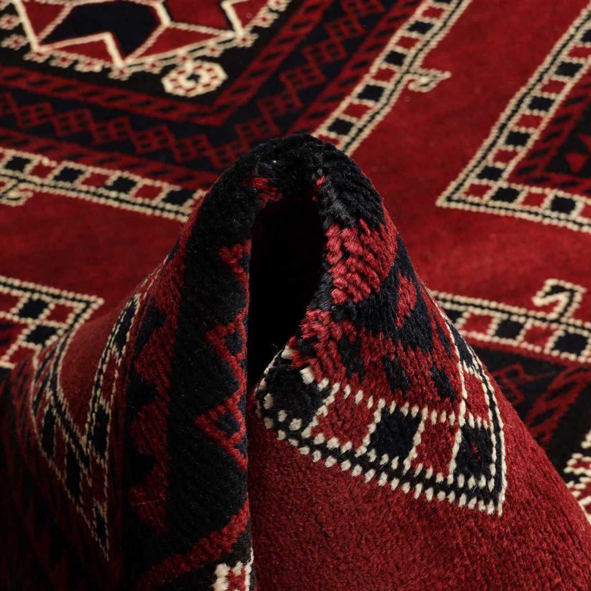 Tapis d'orient, motif oriental, noué à la main en laine, AJAJ
