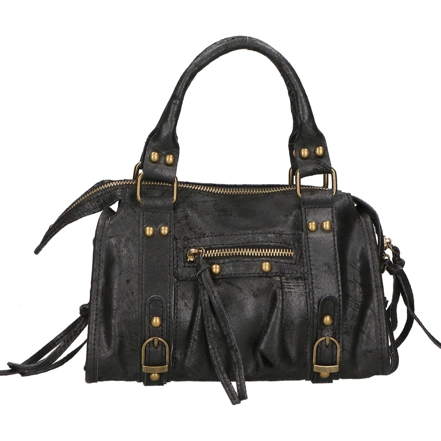 Borsa a spalla da donna - Modello Erisia - Vera pelle - 25.0 x 15.0 x 10.0 cm