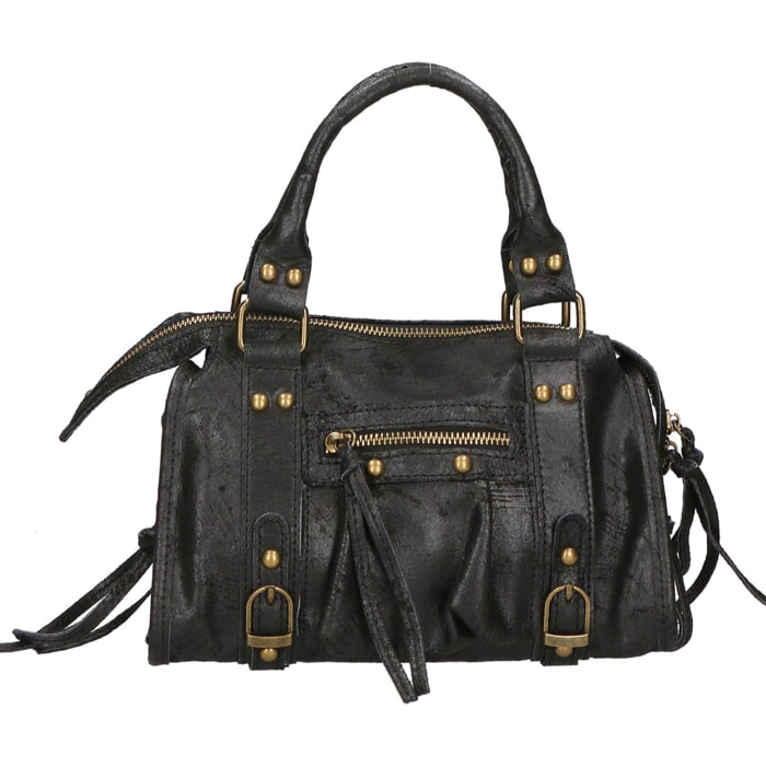 Borsa a spalla da donna - Modello Erisia - Vera pelle - 25.0 x 15.0 x 10.0 cm