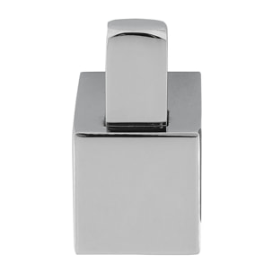 Multi set de deux crochets de salle de bain + porte-serviettes 2 barres, longueur de 60 cm, chrome (ELEMULTI-SET8)