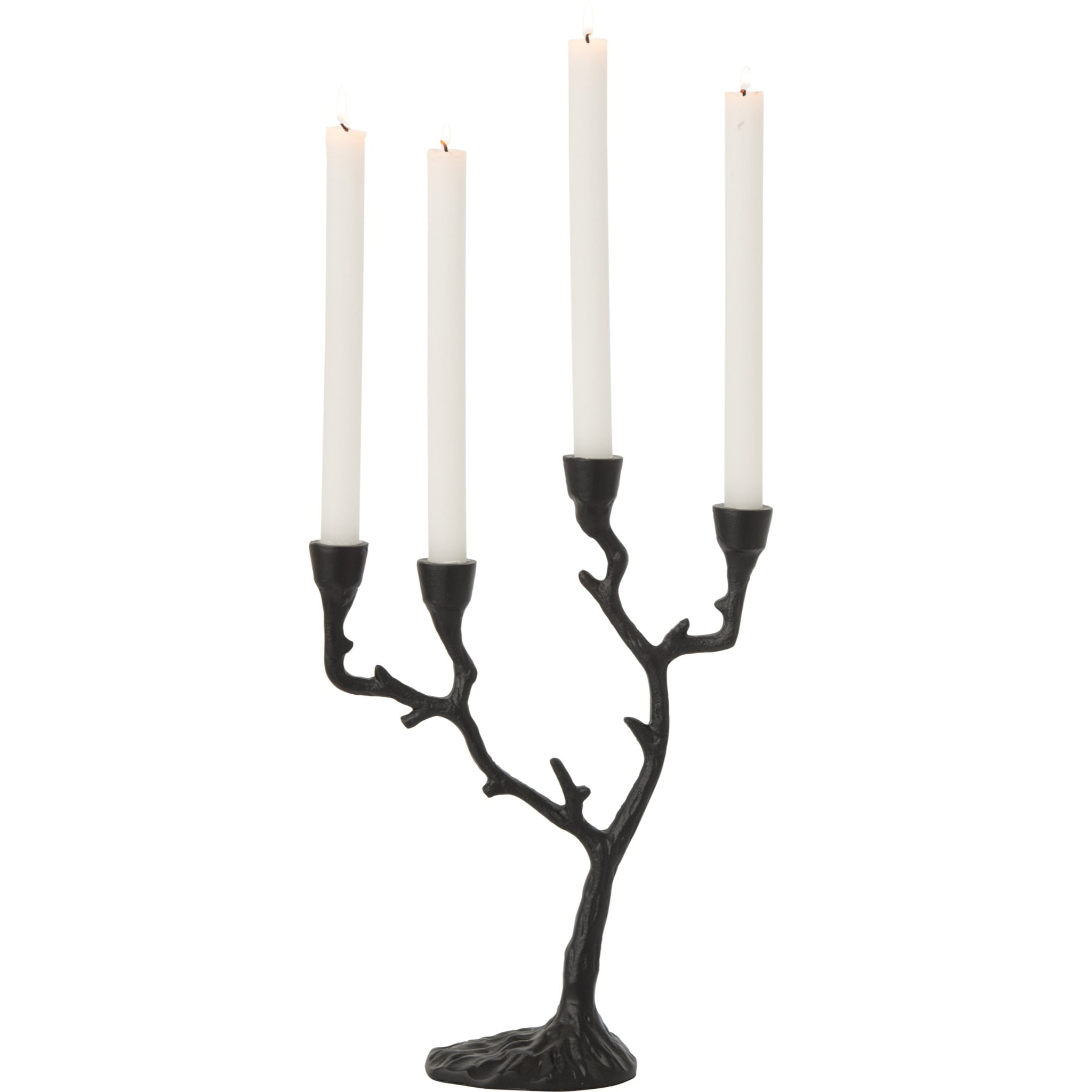 J-Line Chandelier Cerf Aluminium Noir