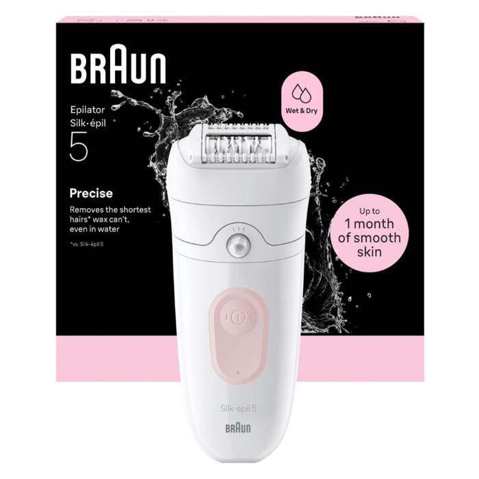 Braun Silk·épil 5 - 5-000 - Rose Flamant
