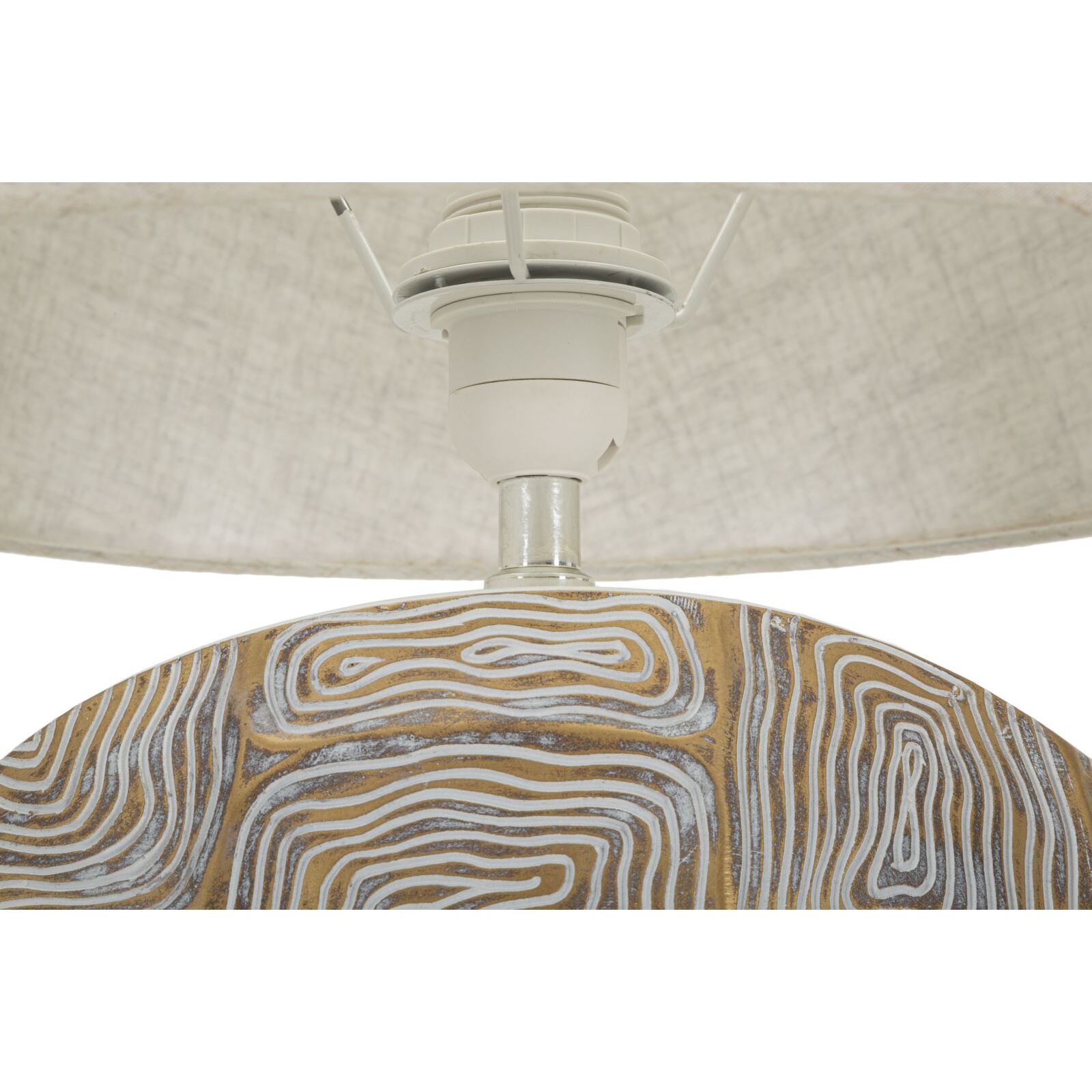 LAMPADA DA TAVOLO RESINA ECLIPS CM Ø 38X64